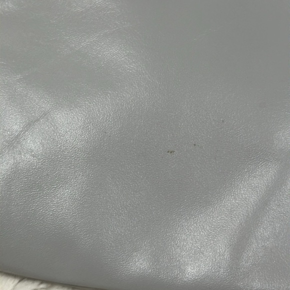 Anne Klein for Calderon Gray Soft Leather Convertible Crossbody Clutch purse - Picture 9 of 9